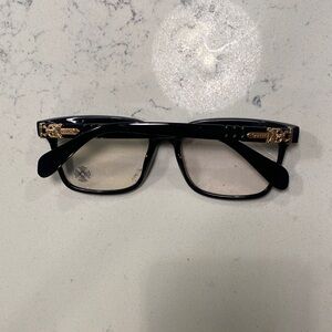 Gold Dagger Chrome Heart Glasses Designer Men's Glasses